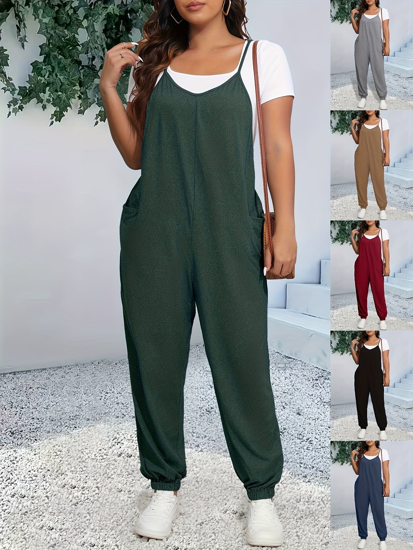 Véronique-Claire | Combinaison Femme Pantalon | Poches