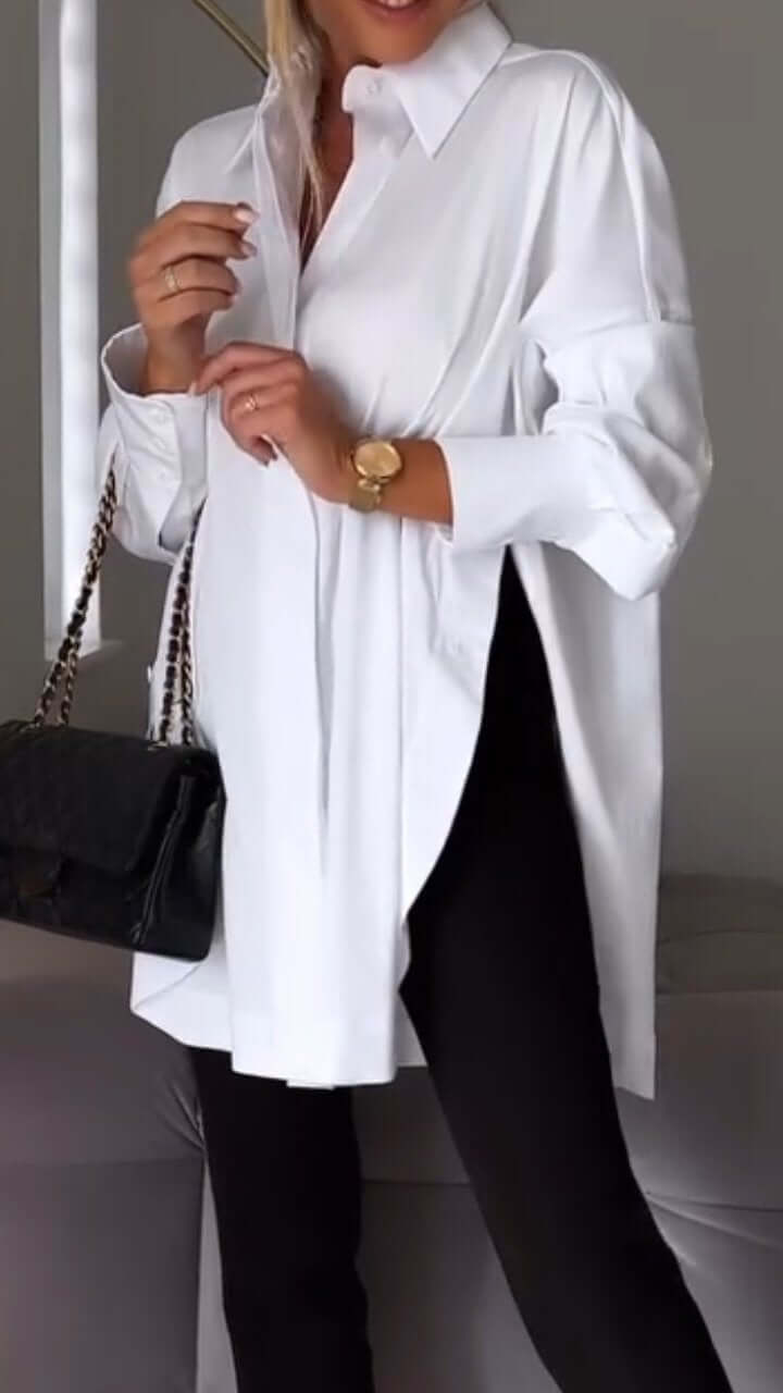 Gabrielle | Chemise formelle à manches longues | Chic d'affaires