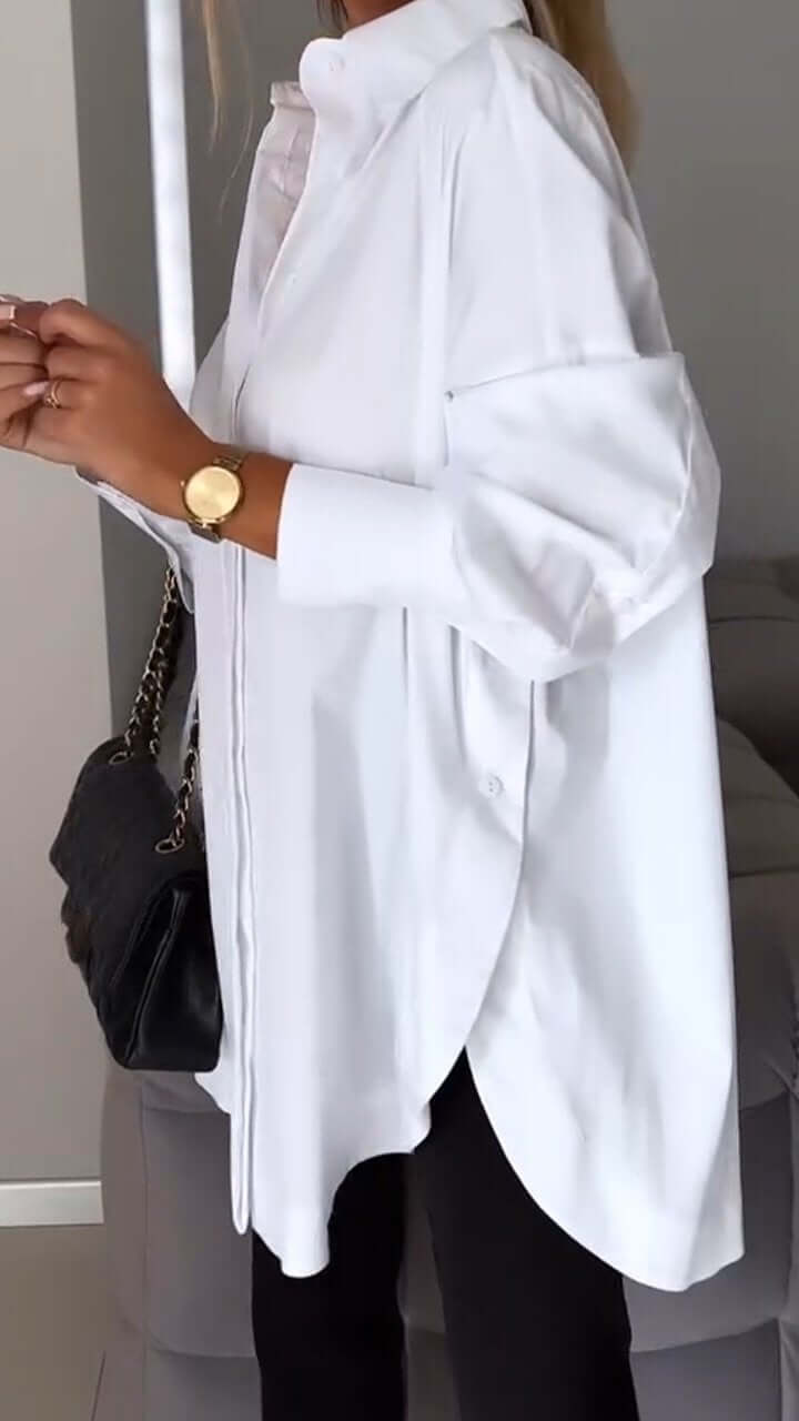 Gabrielle | Chemise formelle à manches longues | Chic d'affaires