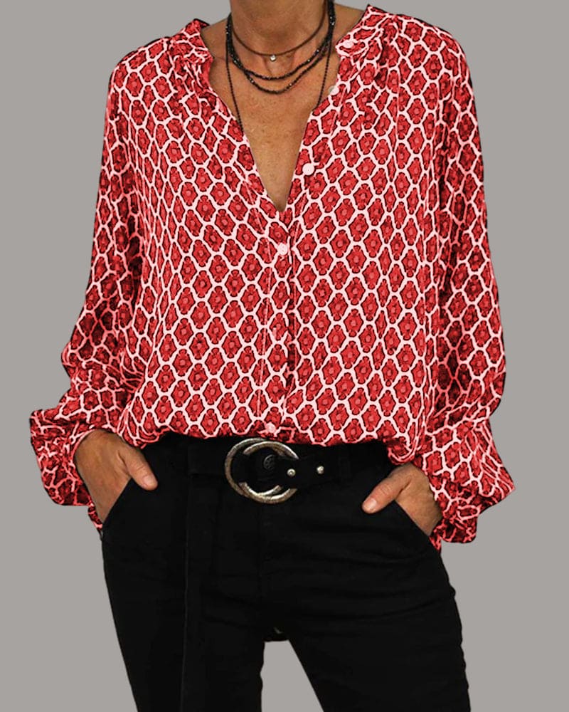 Léonie | Blouses Femme | à Motifs | Amples