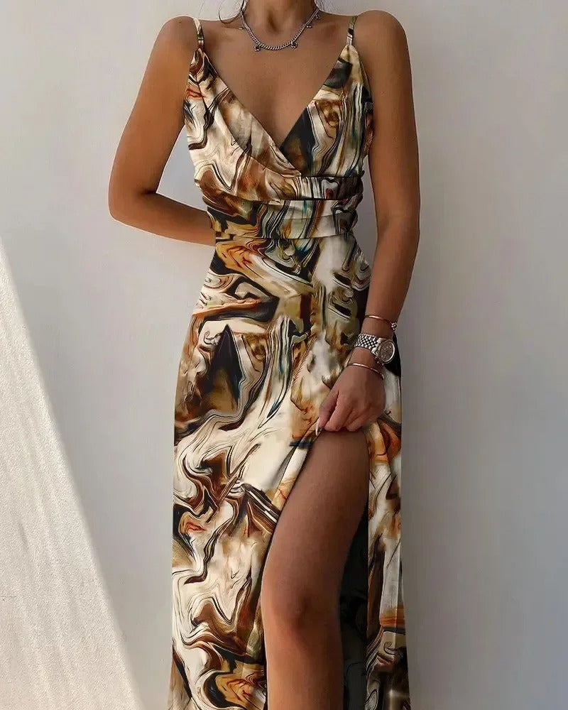 Evelina | Robe D'été Fantaisie Pour Femme | Maxi