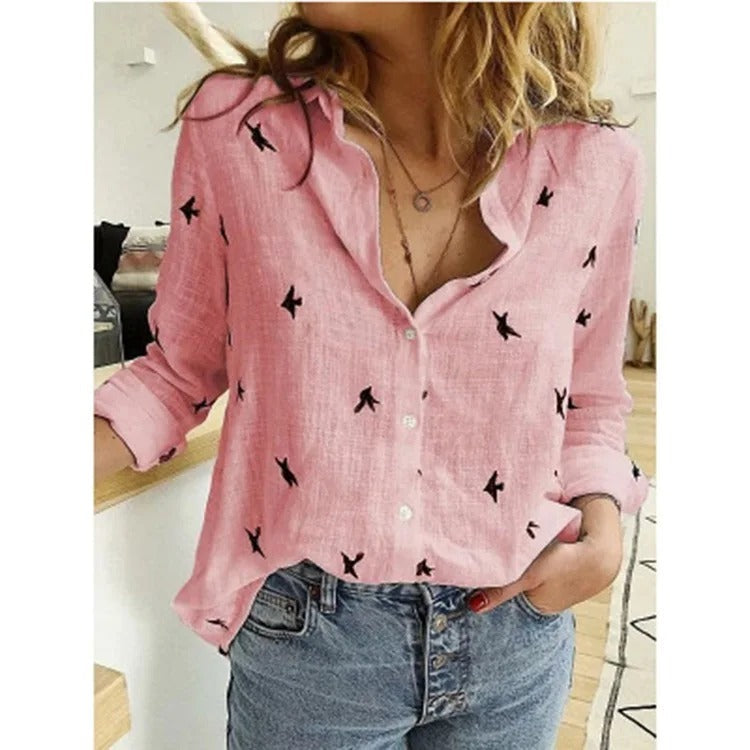 Claudine | Blouse Femme Fluide | Imprimé
