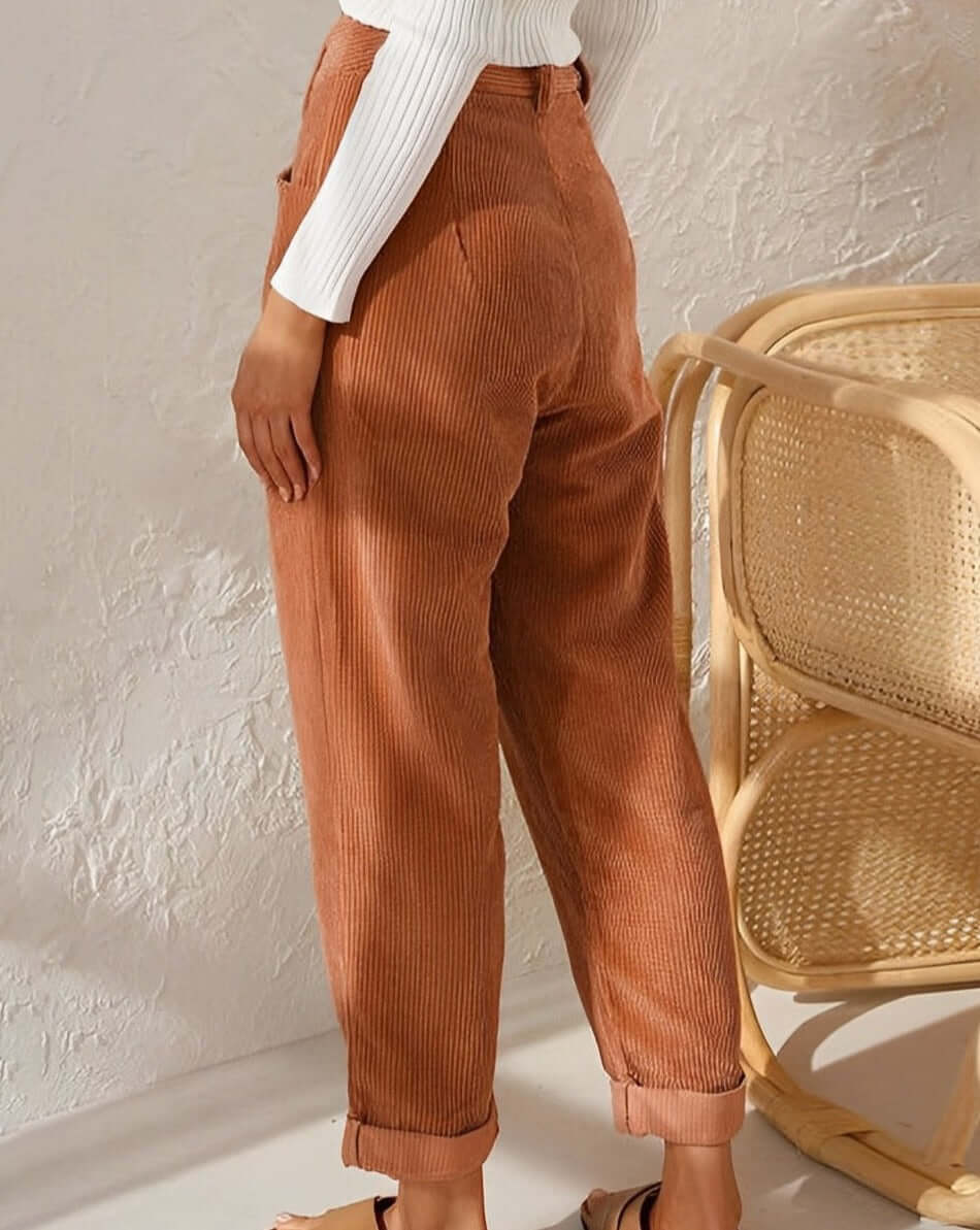 Indigo | Pantalons en velours côtelé pour femmes