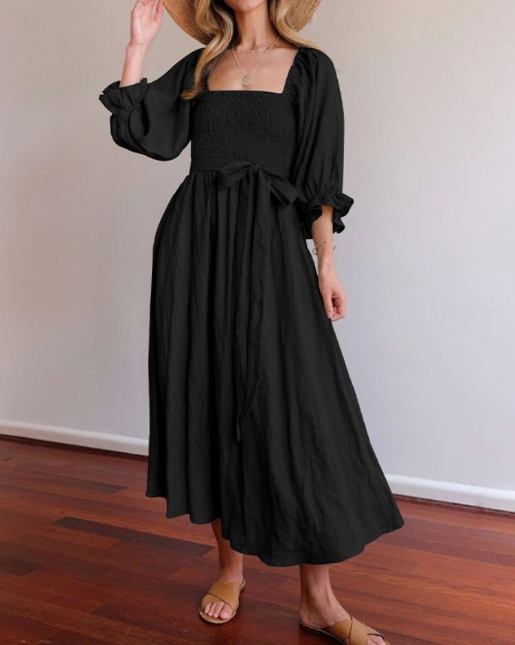 Claribelle | Robe Bohème Romantique De Plage Pour Femmes | Maxi