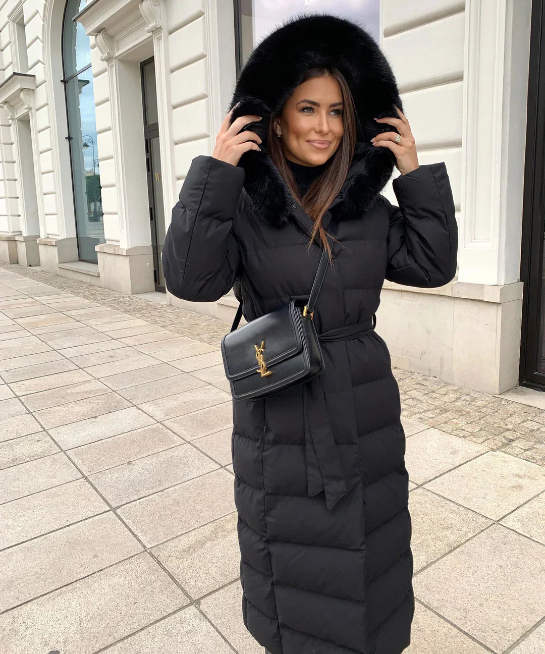 Trench-coat D'hiver Pour Femme Élégant Et | Bouffant
