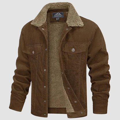 Veste Moderne En Velours Côtelé Pour Hommes | Chauffée