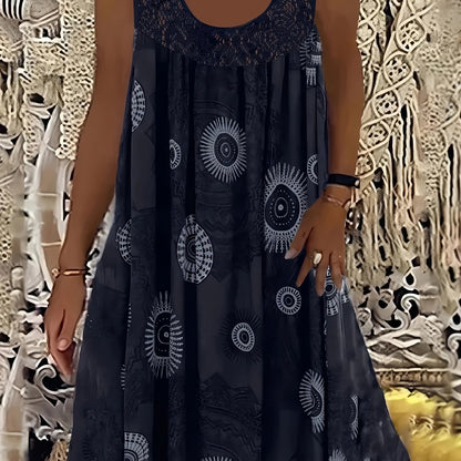 Noémie-Anne | Robe Midi Bohème | Grande Taille