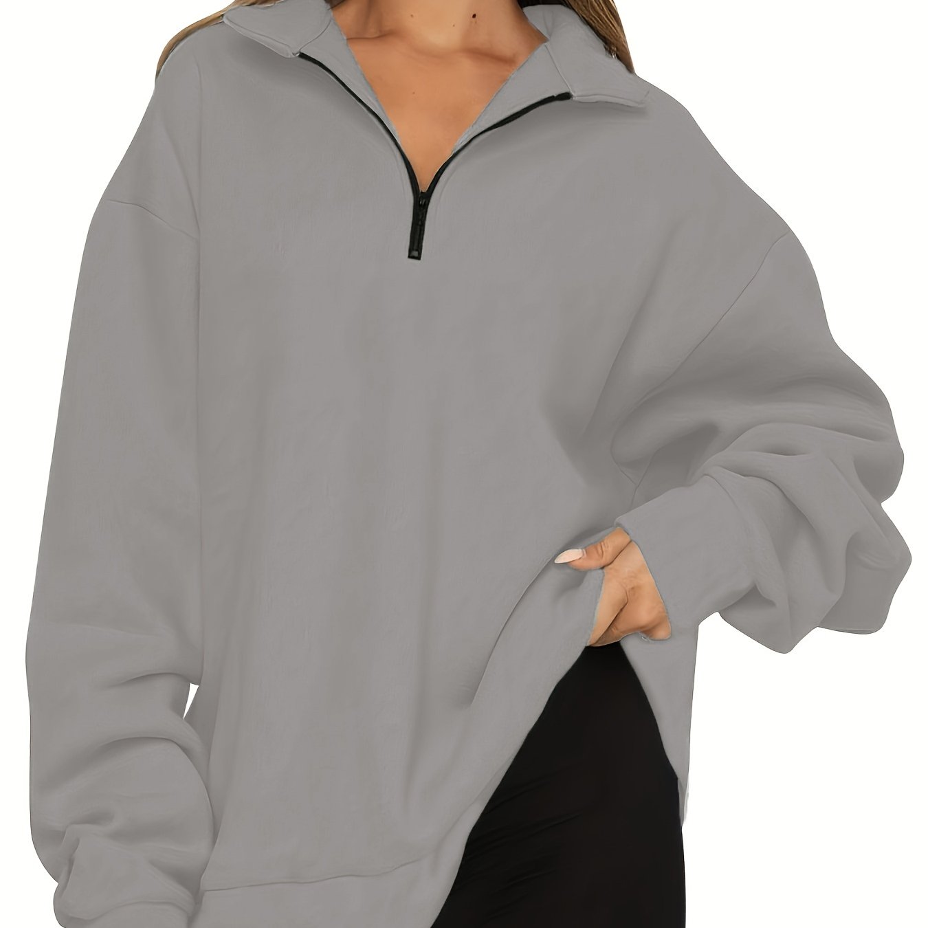 Ulyssea | Sweat à capuche zippé grande taille