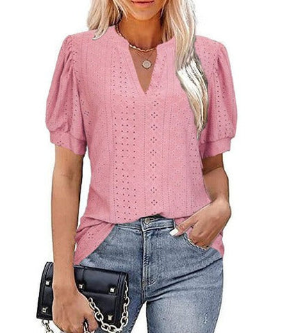Ophélie | T-Shirt Femme | En Broderie Anglaise
