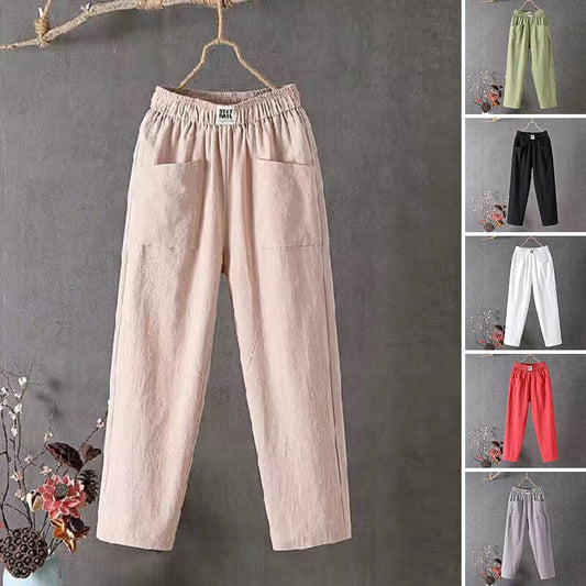 Euphémie | Pantalon Femme | Avec Ceinture Élastique