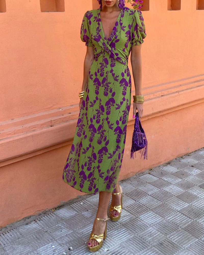 Aurorette | Robe D'été Torsadée À La Coupe Ajustée Pour Femmes | Maxi