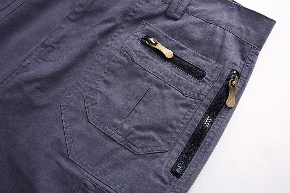Gallien | Pantacourt Velours Cotelé Pour Hommes | Cargo
