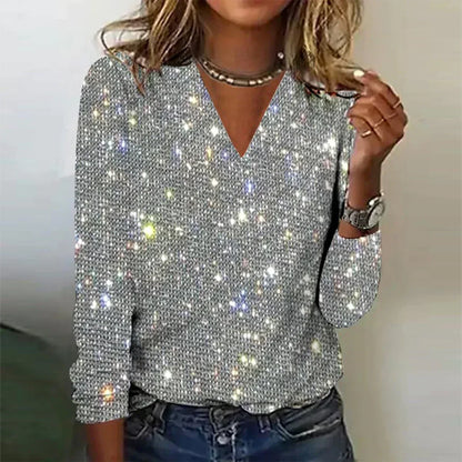 Ilona | Shirt pailleté pour femmes | Éclat