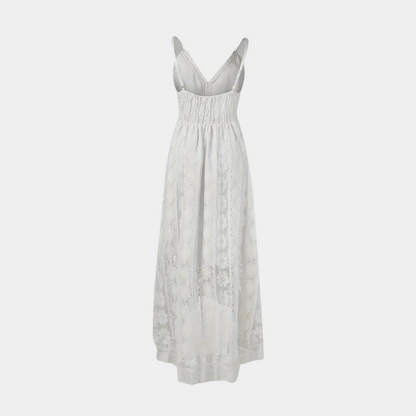 Quitterie | Robe Mi-Longue Bohème | Volants