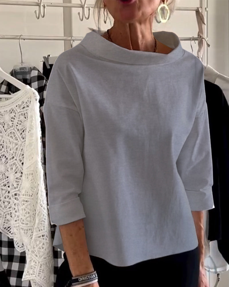 Alorine | Top Noir Pour Femme | Chic
