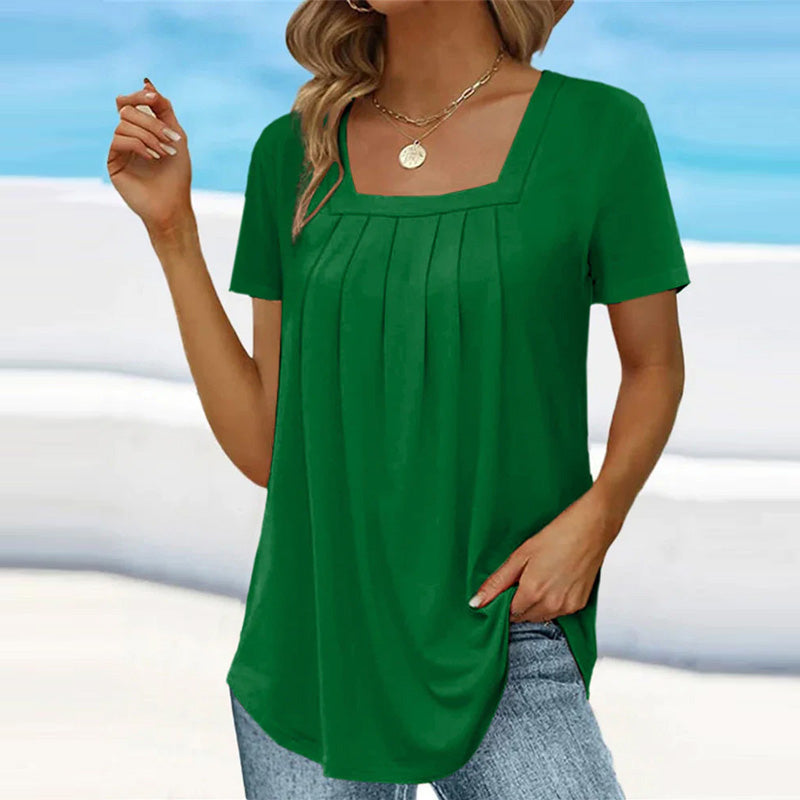 Jeanne | Blouse Élégante Plissée Pour Femme | Chic