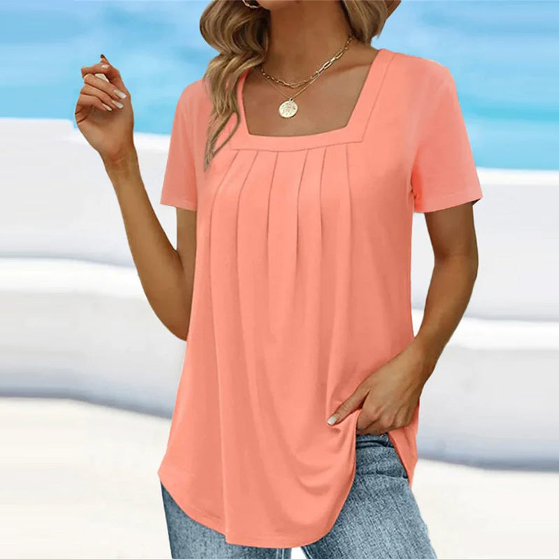 Jeanne | Blouse Élégante Plissée Pour Femme | Chic