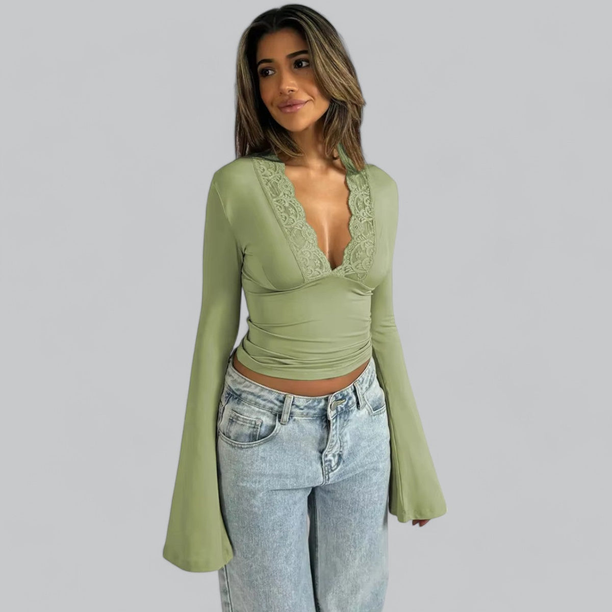 Koralie | Chemise Manche Longue Pour Femme | Anglaise