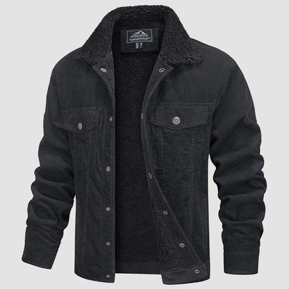 Veste Moderne En Velours Côtelé Pour Hommes | Chauffée