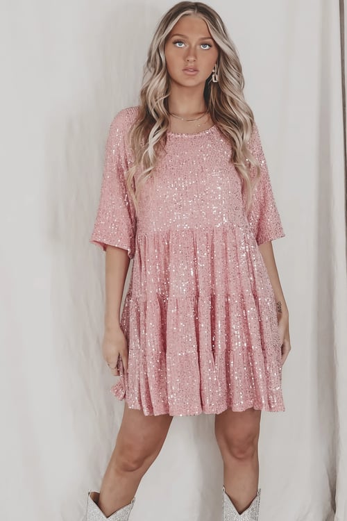 Marcelle | Robe De Soirée À Paillettes Pour Femmes | Mini