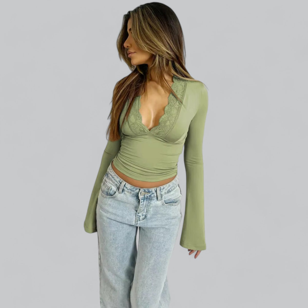 Koralie | Chemise Manche Longue Pour Femme | Anglaise