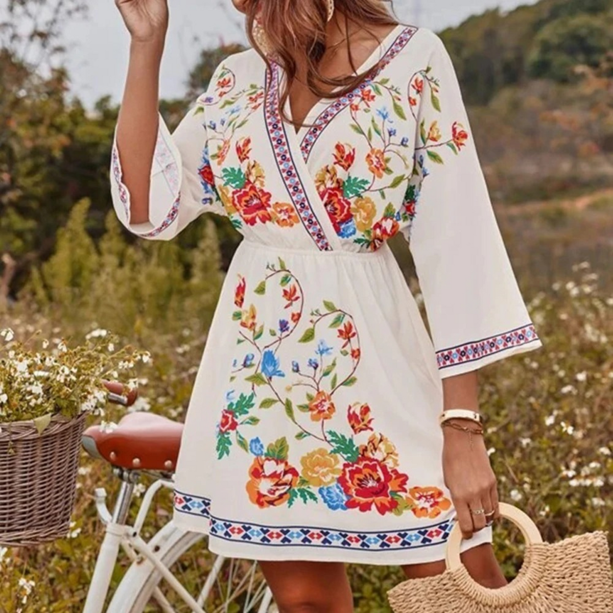 Robe d'été à fleurs Pour Femme | Mini