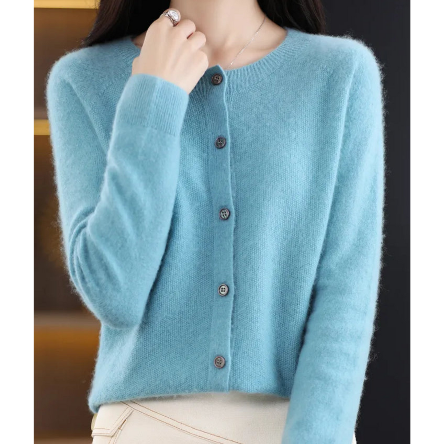 Cardigan Femmes Boutons Vivants | Cardigans