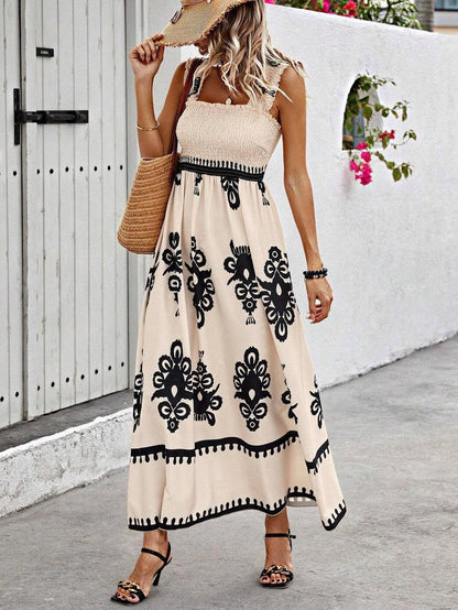 Lorette | Robe de Plage Femme | Volants | Bohème