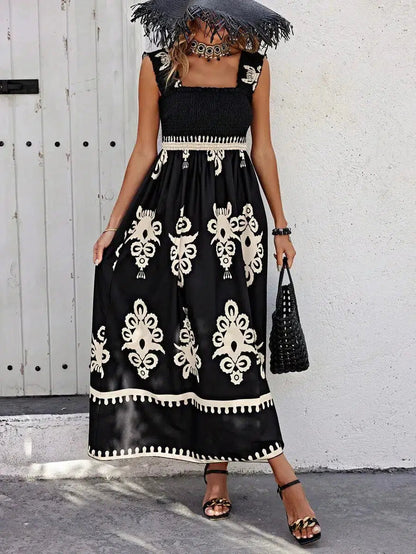Lorette | Robe de Plage Femme | Volants | Bohème