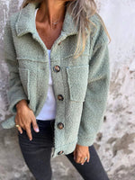 Veste D'hiver Stylée Avec Revers | Chic