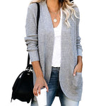 Aleah | Cardigan Tricoté Décontracté Et Ouvert Pour Femmes | Chaud