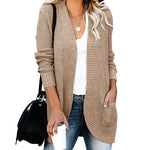 Aleah | Cardigan Tricoté Décontracté Et Ouvert Pour Femmes | Chaud