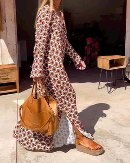 Amorette | Robe D'été Élégante Et Fluide Pour Femmes | Maxi