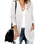 Aleah | Cardigan Tricoté Décontracté Et Ouvert Pour Femmes | Chaud