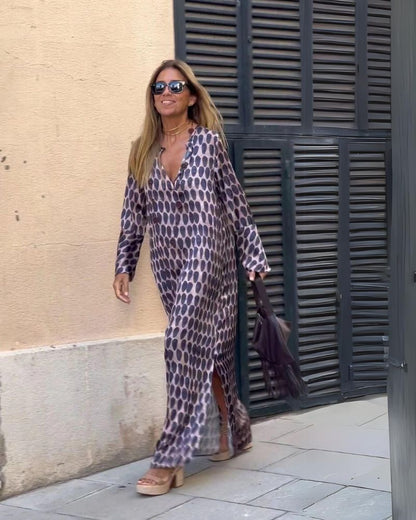 Amorette | Robe D'été Élégante Et Fluide Pour Femmes | Maxi