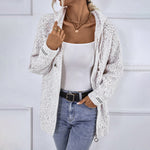 Cielo | Cardigan À Capuche Décontracté | Maille