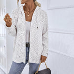 Cielo | Cardigan À Capuche Décontracté | Maille