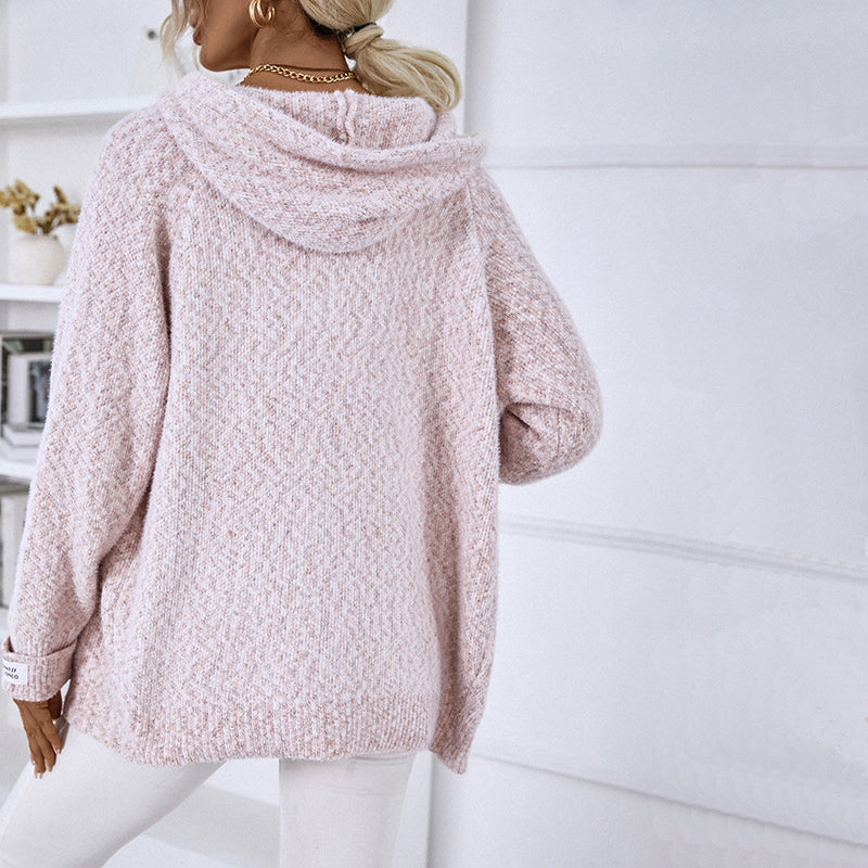 Cielo | Cardigan À Capuche Décontracté | Maille