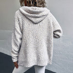Cielo | Cardigan À Capuche Décontracté | Maille
