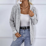 Cielo | Cardigan À Capuche Décontracté | Maille