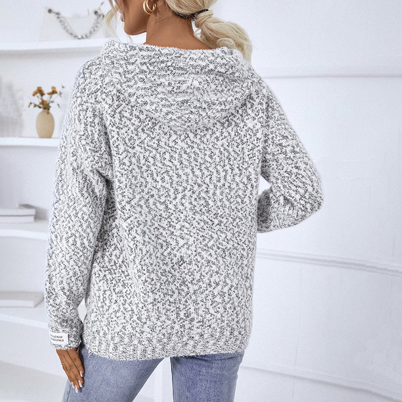 Cielo | Cardigan À Capuche Décontracté | Maille