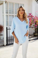 Magdeline | Blouse Légère À Col V Pour Femme | Chic