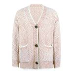 Stela | Cardigan Décontracté Boutonné Et Tricoté | Chaud