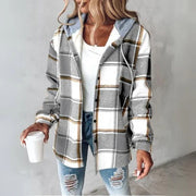 Evalisse |Veste Rayée À Capuche Pour Femme | Douillet