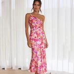Odelisse |Robe D'invitée De Mariage Floral Stylisé | Midi