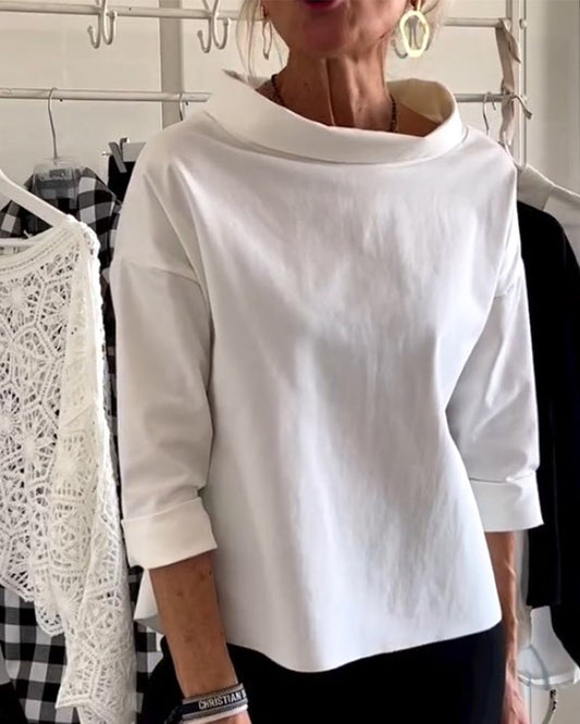Alorine | Top Noir Pour Femme | Chic