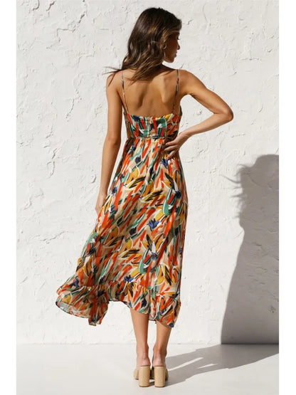 Robe De Plage Femme Imprimé Boho | Confort Aéré