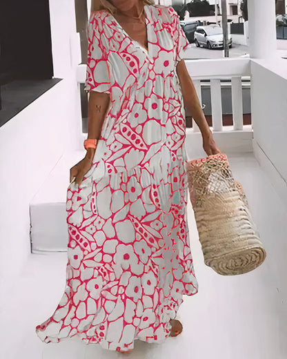 Blanche | Robe D'été Décontractée Pour Femme | Maxi
