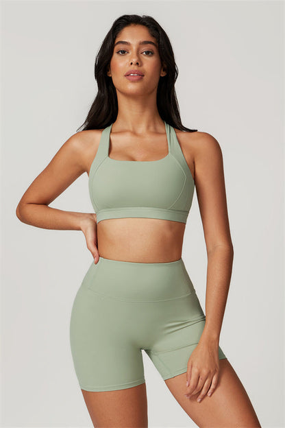 Eliskaye | Ensemble de Brassière de Sport et de Shorts