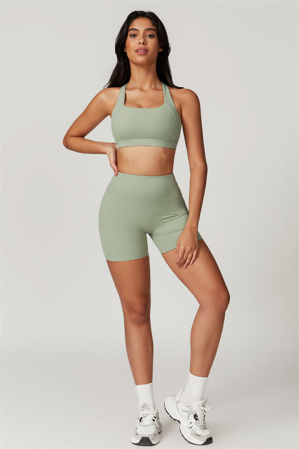 Eliskaye | Ensemble de Brassière de Sport et de Shorts